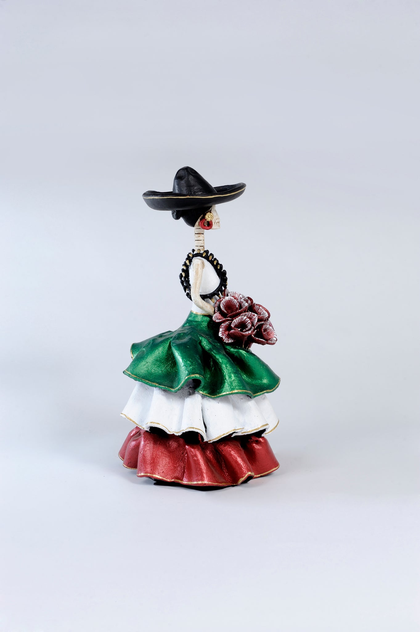 Adelita - Clay Ceramic Catrina – The Catrina Shop