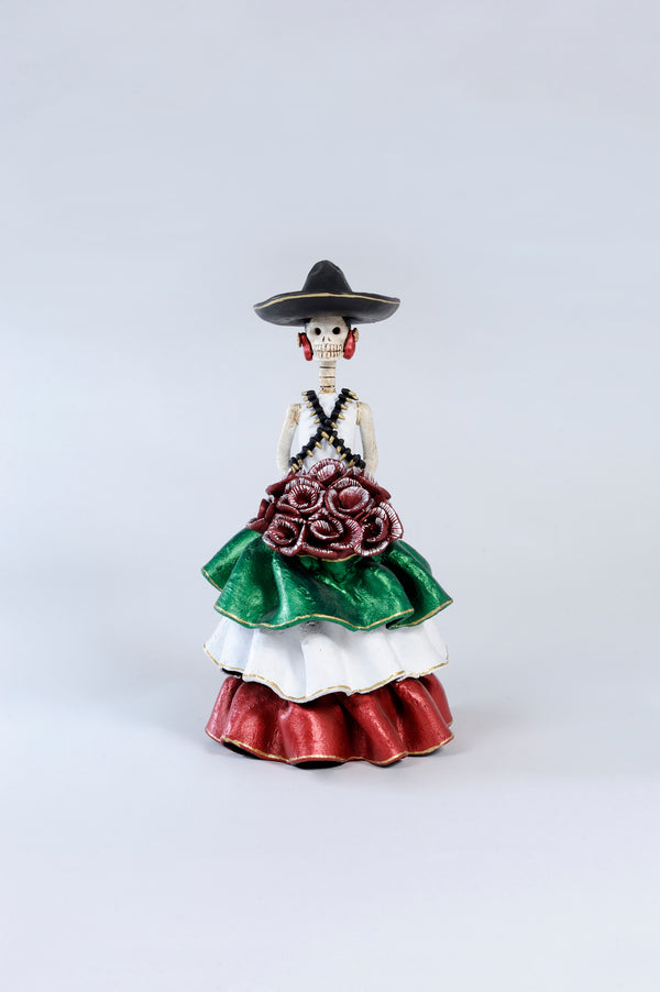 Adelita - Clay Ceramic Catrina – The Catrina Shop