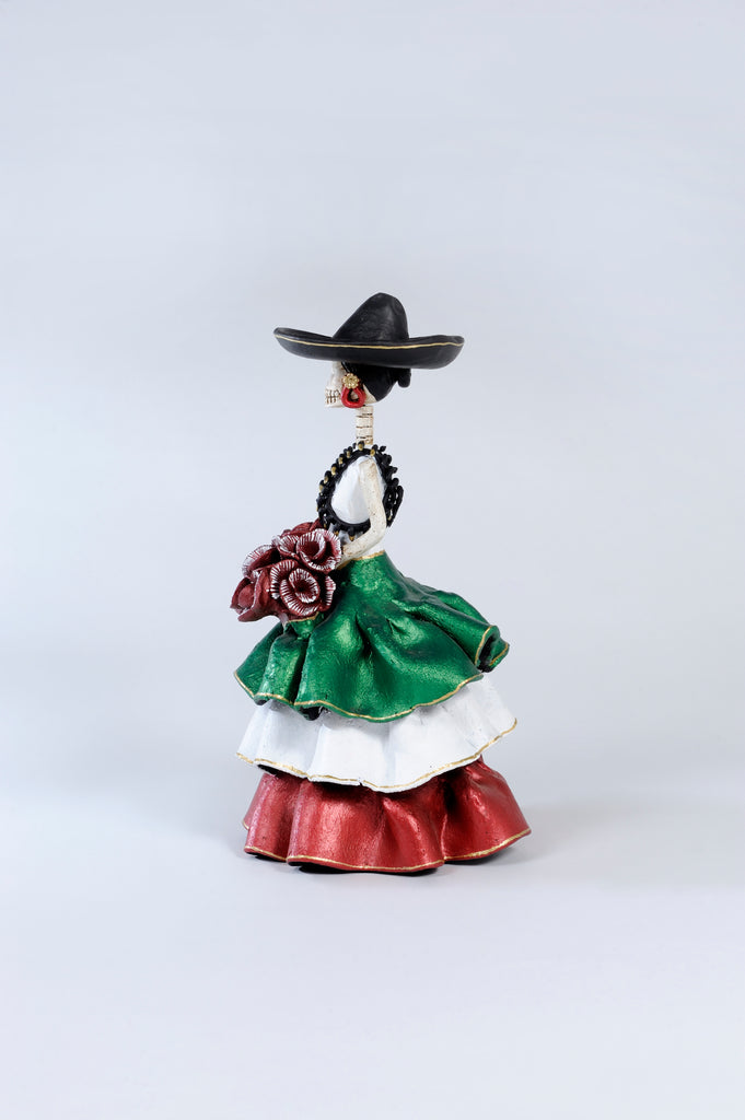 Adelita - Clay Ceramic Catrina – The Catrina Shop