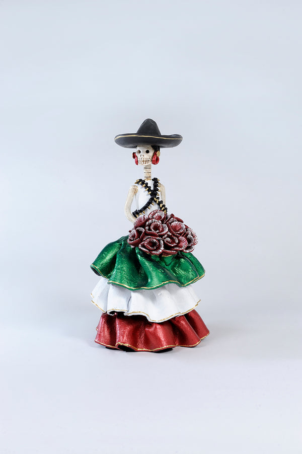 Adelita - Clay Ceramic Catrina – The Catrina Shop